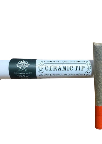 FRESH GROWN TX PREROLL, Ceramic Tip, Blue OG INDICA THCA
