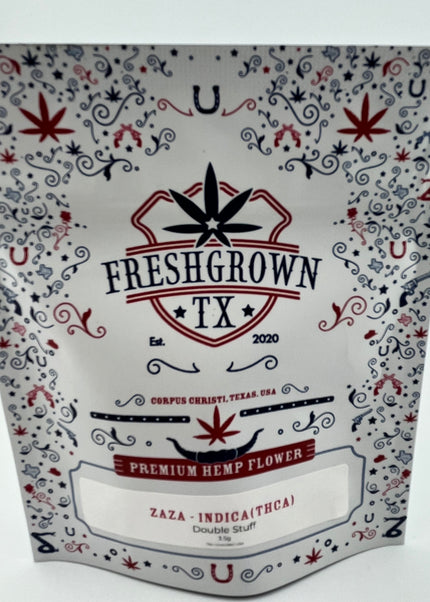 FRESH GROWN TX FLOWER, Double Stuffed INDICA THCA, 3.5G