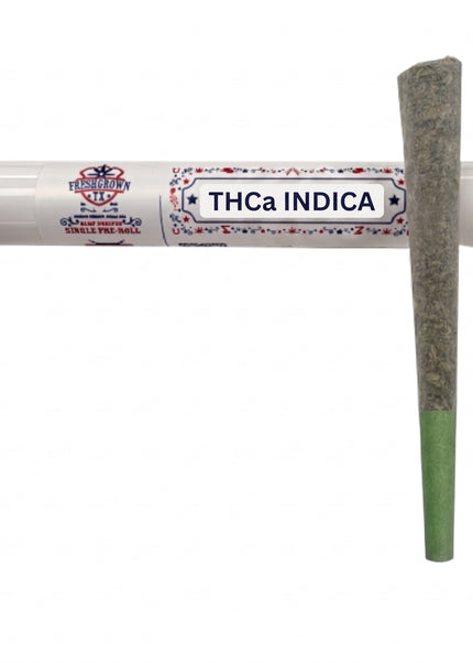 FRESH GROWN TX PREROLL, OG Kush/Blue OG INDICA THCA