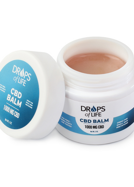 Drops of Life CBD Balm for Skin Irritations, 2oz, 1000mg CBD
