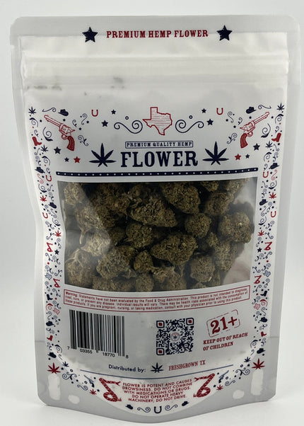 FRESH GROWN TX FLOWER, Strawberry Mimosa SATIVA THCA, 1OZ