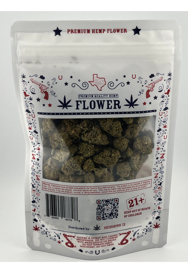 FRESH GROWN TX FLOWER, Strawberry Mimosa SATIVA THCA, 1OZ