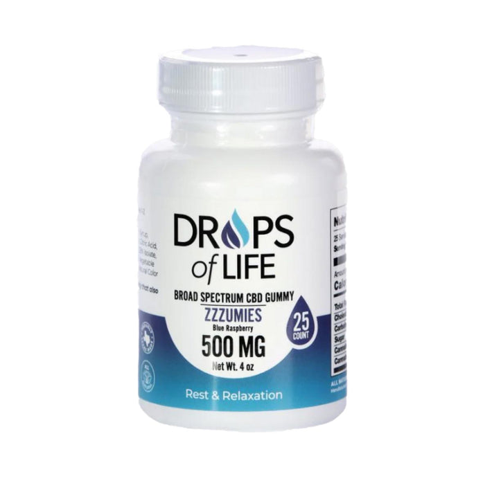 Drops of Life CBN & CBD Gummies for Sleep 25 count, 4oz, 500mg CBD